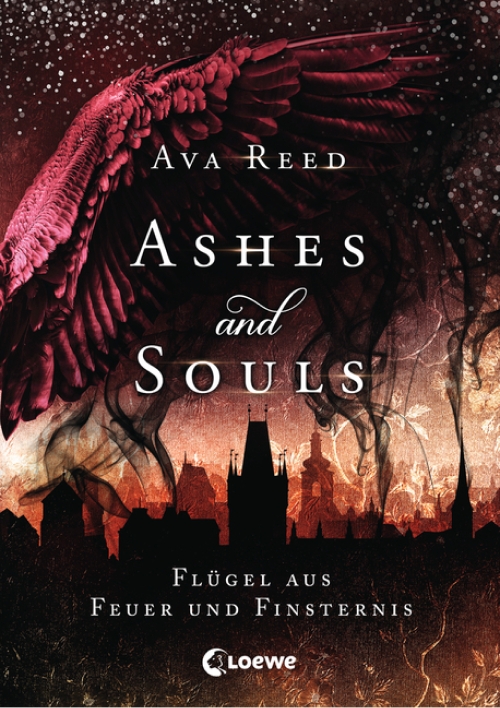 Ava Reed, Buchcover, Ashes and Souls, Flügel aus Feuer und Finsternis